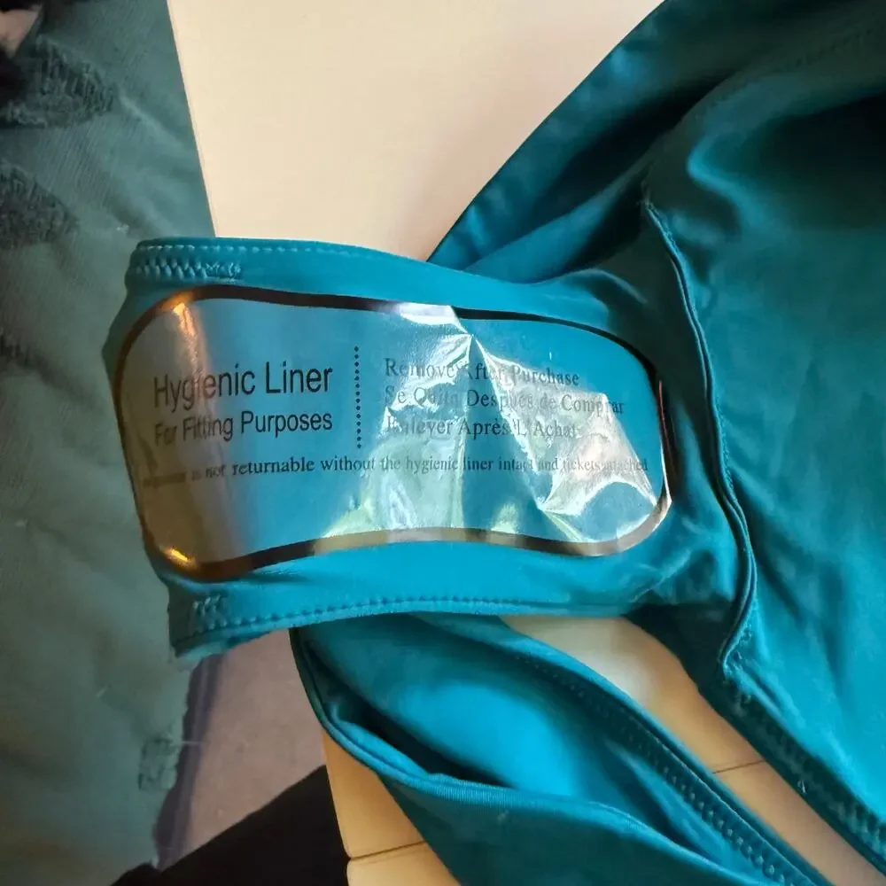 Spanx Classic Bikini Bottom – Tropical Teal Plus Size 1X (NWT) – Full Coverage - Picture 5 of 7